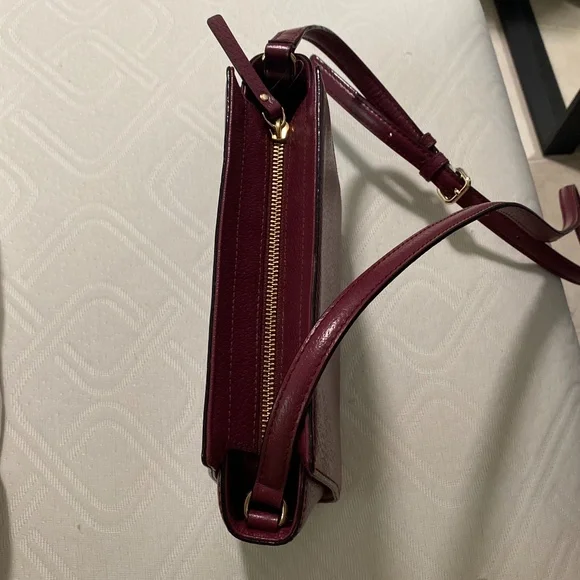 Kate Spade Hayden Crossbody Burgundy Bag - Picture 6 of 6